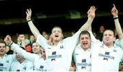 1 May 1999; David Corkery, Cork Constitution, leads his sides celebrations after winning the AIB League Rugby Final. AIB League Rugby Final, Garryowen v Cork Constitution, Lansdowne Road, Dublin. Picture credit: Matt Browne / SPORTSFILE