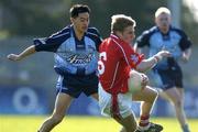 26 March 2005; Anthony Lynch, Cork, in action against Jason Sherlock, Dublin. Allianz National Football League, Division 1A, Cork v Dublin, Pairc Ui Rinn, Cork. Picture credit; Pat Murphy / SPORTSFILE