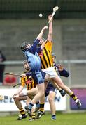 27 March 2005; Jackie Tyrrell, Kilkenny, in action against Fergal Chambers, Dublin. Allianz National Hurling League, Division 1A, Dublin v Kilkenny, Parnell Park, Dublin. Picture credit; Brian Lawless / SPORTSFILE