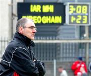 27 March 2005; Mickey Harte, Tyrone manager. Allianz National Football League, Division 1A, Westmeath v Tyrone, Cusack Park, Mullingar, Co. Westmeath. Picture credit; Oliver McVeigh / SPORTSFILE