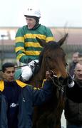 29 March 2005; Like A Butterfly, with Tony McCoy up is lead into the winners enclosure after winning the Powers Gold Cup. Fairyhouse Racecourse, Co. Meath. Picture credit; Damien Eagers / SPORTSFILE