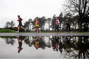 1 January 2014; Competitors take part in the 2014 Tom Brennan Memorial Trophy 5K Road Race. Phoenix Park, Dublin. Picture credit: Ramsey Cardy / SPORTSFILE