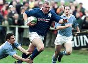 24 April 1999; Victor Costello, St.Mary's, in action against Jeremy Staunton, Garryowen. AIB League Rugby, Garryowen v St Mary's College, Dooradoyle, Limerick. Picture credit: Brendan Moran / SPORTSFILE