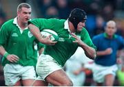 6 March 1999; Jeremy Davidson, Ireland. Five Nations Rugby Championship, Ireland v England, Lansdowne Road, Dublin. Picture credit: Brendan Moran / SPORTSFILE
