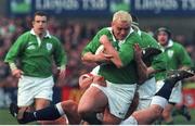 6 March 1999; Robert Henderson, Ireland. Five Nations Rugby Championship, Ireland v England, Lansdowne Road, Dublin. Picture credit: Brendan Moran / SPORTSFILE