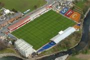 12 March 2005; An aerial view of Tolka Park, Dublin. Picture credit; Pat Murphy / SPORTSFILE