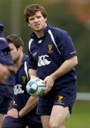 30 March 2005; Leinster centre Gordon D'Arcy during Leinster Rugby squad training. Old Belvedere, Anglesea Road, Dublin. Picture credit; Brendan Moran / SPORTSFILE