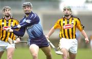 27 March 2005; Stephen Hiney, Dublin, in action against Kilkenny. Allianz National Hurling League, Division 1A, Dublin v Kilkenny, Parnell Park, Dublin. Picture credit; Ciara Lyster / SPORTSFILE