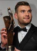 8 November 2013; Mayo footballer Aidan O'Shea with his 2013 GAA GPA All-Star award, sponsored by Opel, at the 2013 GAA GPA All-Star Awards in Croke Park, Dublin. Picture credit: Piaras Ó Mídheach / SPORTSFILE