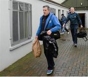 5 January 2014; Longford manager Jack Sheedy makes his way to the dressing room for his first competitive match as Longford manager. Bord na Mona O'Byrne Cup, Group B, Round 1, Carlow v Longford, Dr. Cullen Park, Carlow. Picture credit: Matt Browne / SPORTSFILE