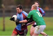 5 January 2014; Alan McCormack, Galway IT, in action against Cathal McCrann, Leitrim. FBD League, Section B, Round 1, Leitrim v Galway IT, Cloone, Co. Leitrim. Picture credit: Ramsey Cardy / SPORTSFILE