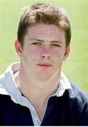 12 July 1999; Andy Dunne, Ireland. Ireland Rugby Squad head shots. Picture credit: Brendan Moran / SPORTSFILE