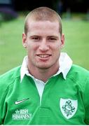 20 July 1999; Ciaran Scally, Ireland. Ireland Rugby Squad head shots. Picture credit: Brendan Moran / SPORTSFILE