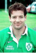 20 July 1999; James Topping, Ireland. Ireland Rugby Squad head shots. Picture credit: Brendan Moran / SPORTSFILE