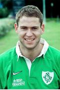 20 July 1999; Tom Tierney, Ireland. Ireland Rugby Squad head shots. Picture credit: Brendan Moran / SPORTSFILE