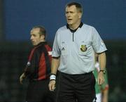 31 March 2005; Hugo Whorisky, referee. eircom league Premier Division, Longford Town v Cork City, Flancare Park, Longford. Picture credit; Pat Murphy / SPORTSFILE