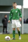 7 April 2005; James O'Brien, Republic of Ireland U15. U15 Friendly International, Republic of Ireland U15 v Belgium U15, Home Farm FC, Whitehall, Dublin. Picture credit; Brian Lawless / SPORTSFILE