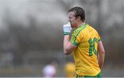 5 January 2014; Gary McFadden, Donegal, fixes his gumshield during the game. Power NI Dr. McKenna Cup, Section A, Round 1, Donegal v Tyrone, O'Donnell Park, Letterkenny, Co. Donegal. Picture credit: Stephen McCarthy / SPORTSFILE