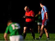 5 January 2014; Referee Marty Duffy. FBD League, Section B, Round 1, Leitrim v Galway IT, Cloone, Co. Leitrim. Picture credit: Ramsey Cardy / SPORTSFILE