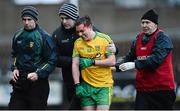 5 January 2014; Donegal's Martin O'Reilly leaves the field during the second half with an injury. Power NI Dr. McKenna Cup, Section A, Round 1, Donegal v Tyrone, O'Donnell Park, Letterkenny, Co. Donegal. Picture credit: Stephen McCarthy / SPORTSFILE