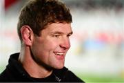7 January 2014; Ulster's Johann Muller, during a press conference ahead of their Heineken Cup 2013/14, Pool 5, Round 5, game against Montpellier on Friday. Ulster Rugby Press Conference, Ravenhill Park, Belfast, Co. Antrim. Picture credit: Oliver McVeigh / SPORTSFILE