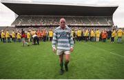 28 August 1999; Keith Wood, Ireland, leaves the pitch after the game. Rugby International, Ireland v Argentina, Lansdowne Road, Dublin. Picture credit: Brendan Moran / SPORTSFILE
