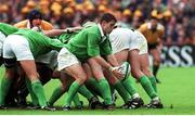 10 October 1999; Tom Tierney, Ireland. 1999 Rugby World Cup, Ireland v Australia, Lansdowne Road, Dublin. Picture credit: Matt Browne / SPORTSFILE