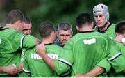 29 September 1999; Ireland rugby coach, Warren Gatland, talks to members of the Ireland Squad during training. Ireland Rugby Squad Training, King's Hospital, Palmerstown, Co. Dublin. Picture credit: Aoife Rice / SPORTSFILE