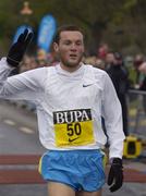 9 April 2005; Craig Mottram, from Sydney, Australia, who won the men's 10k event of the BUPA Great Ireland Run. Phoenix Park, Dublin. Picture credit; Brian Lawless / SPORTSFILE