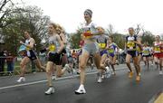 9 April 2005; Ireland's Sonia O'Sullivan, 4th from left, in action at the start of the BUPA Great Ireland Run. Phoenix Park, Dublin. Picture credit; Brian Lawless / SPORTSFILE