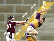 10 April 2005; Diarmuid Lyng, Wexford, in action against Eugene Cloonan, Galway. Allianz National Hurling League, Division 1, Wexford v Galway, Wexford Park, Wexford. Picture credit; Matt Browne / SPORTSFILE