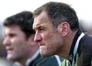10 April 2005; Eric Elwood, Connacht, watches on for the last time from the team bench after been substituted during the second half. Celtic League 2004-2005, Pool 1, Connacht v Neath-Swansea Ospreys, Sportsground, Galway. Picture credit; David Maher / SPORTSFILE