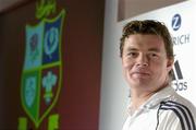 11 April 2005; British and Irish Lions captain Brian O'Driscoll at a press conference to announce the British & Irish Lions squad and captain. Hilton Hotel, Heathrow, London, England. Picture credit; Brendan Moran / SPORTSFILE