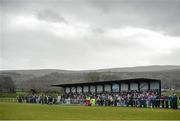 5 January 2014; The crowd in the main stand in the new John Mitchels ground wait for the match to start. McGrath Cup, Quarter-Final, Kerry v Institute of Technology Tralee, John Mitchels GAA Club, Farmer's Bridge, Tralee, Co. Kerry. Picture credit: Brendan Moran / SPORTSFILE