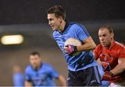 8 January 2014; Conor Walsh, Dublin, in action against Gary Connolly, Louth. Bord na Mona O'Byrne Cup, Group D, Round 2. Dublin v Louth, Parnell Park, Dublin. Picture credit: Matt Browne / SPORTSFILE