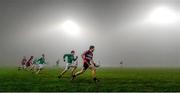 8 January 2014; Aidan Forker, St Mary's, in action against Barry Muulrone, Fermanagh. Power NI Dr. McKenna Cup, Section B, Round 1, Fermanagh v St Mary's, Brewster Park, Enniskillen, Co. Fermanagh. Picture credit: Oliver McVeigh / SPORTSFILE