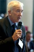 16 April 2005; Roscommon delegate Tommy Kennoy proposing Motion 18 at the 2005 GAA Congress. Croke Park, Dublin. Picture credit; Ray McManus / SPORTSFILE