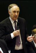 16 April 2005; Cork delegate and Cork Co. Secretary Frank Murphy speaking at the 2005 GAA Congress. Croke Park, Dublin. Picture credit; Ray McManus / SPORTSFILE