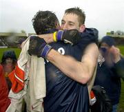 17 April 2005; Wexford's Mattie Forde celebrates after the game. Allianz National Football League, Division 1 Semi-Final, Tyrone v Wexford, O'Moore Park, Portlaoise, Co. Laois. Picture credit; Pat Murphy / SPORTSFILE