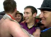 17 April 2005; Niall Murphy, Wexford, celebrates after the game. Allianz National Football League, Division 1 Semi-Final, Tyrone v Wexford, O'Moore Park, Portlaoise, Co. Laois. Picture credit; Pat Murphy / SPORTSFILE