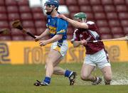 17 April 2005; Paddy O'Brien, Tipperary, in action against Damien Joyce, Galway. Allianz National Hurling League, Division 1, Round 2, Galway v Tipperary, Pearse Stadium, Galway. Picture credit; David Maher / SPORTSFILE