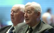16 April 2005; Former GAA Presidents Paddy McFlynn and Pat Fanning, left, at the 2005 GAA Congress. Croke Park, Dublin. Picture credit; Ray McManus / SPORTSFILE