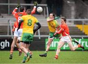 12 January 2014; Michael Murphy, Donegal, in action against Charlie Vernon, Armagh. Power NI Dr. McKenna Cup, Section A, Round 2, Armagh v Donegal, Athletic Grounds, Armagh. Picture credit: Oliver McVeigh / SPORTSFILE