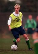 12 February 1999; Alan Cawley during a Republic of Ireland under 16 training session in Dublin. Photo by David Maher/Sportsfile