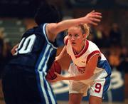 29 January 1999; Catriona White of Snowcream Wildcats during the Sprite Cup Semi-Final match between Killester and Snowcream Wildcats at the National Basketball Arena in Dublin. Photo by Brendan Moran/Sportsfile