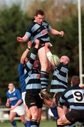 13 February 1999; Darragh Kirby of Shannon RFC during the AIB All-Ireland League Division 1 match between St Mary's College and Shannon RFC at Templeville Road in Dublin. Photo by Brendan Moran/Sportsfile