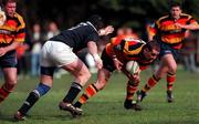 13 March 1999; David O'Mahony of Lansdowne in action against John Andrews of Ballymena during the AIB All-Ireland League Division 1 match between Lansdowne and Ballymena at Lansdowne Road in Dublin. Photo by Aoife Rice/Sportsfile