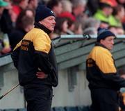 28 February 1999; Rathnure manager Don Quigley during the AIB All-Ireland Senior Club Hurling Championship Semi-Final match between Rathnure and Ballygalget at Parnell Park in Dublin. Photo by Matt Browne/Sportsfile