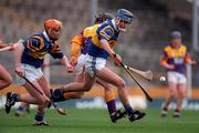 21 March 1999; Eddie Enright of Tipperary in action against Sean Flood of Wexford during the Church and General National Hurling League Division 1B match between Tipperary and Wexford at Semple Stadium in Thurles, Tipperary. Photo by Ray McManus/Sportsfile