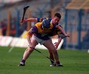21 March 1999; Eugene Furlong of Wexford in action against Declan browne of Tipperary during the Church and General National Hurling League Division 1B match between Tipperary and Wexford at Semple Stadium in Thurles, Tipperary. Photo by Damien Eagers/Sportsfile